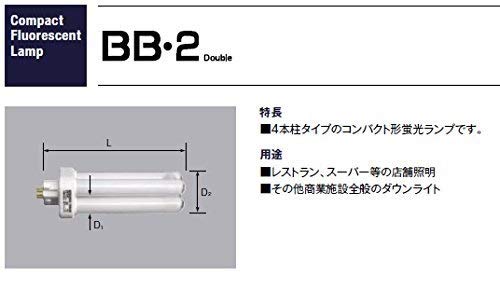 Amazon | 三菱 コンパクト形蛍光ランプ BB・2 Double 27形 電球色 【10